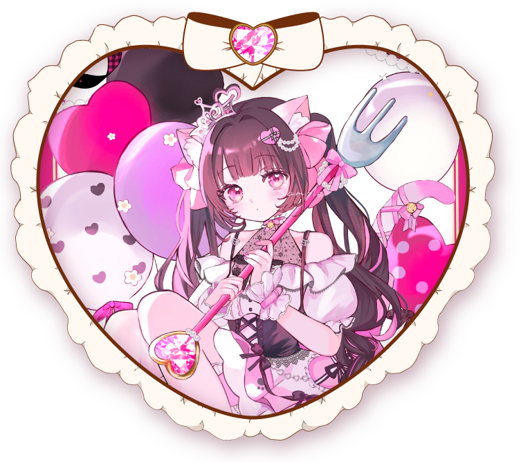 Vtuver宮乃もゆ様 記念日 一枚絵