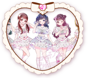 アイドルグループMEGAFON メンバー7名分 立ち絵