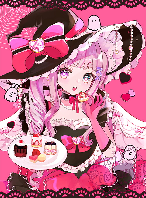 純白ばにら様 ハロウィン 一枚絵